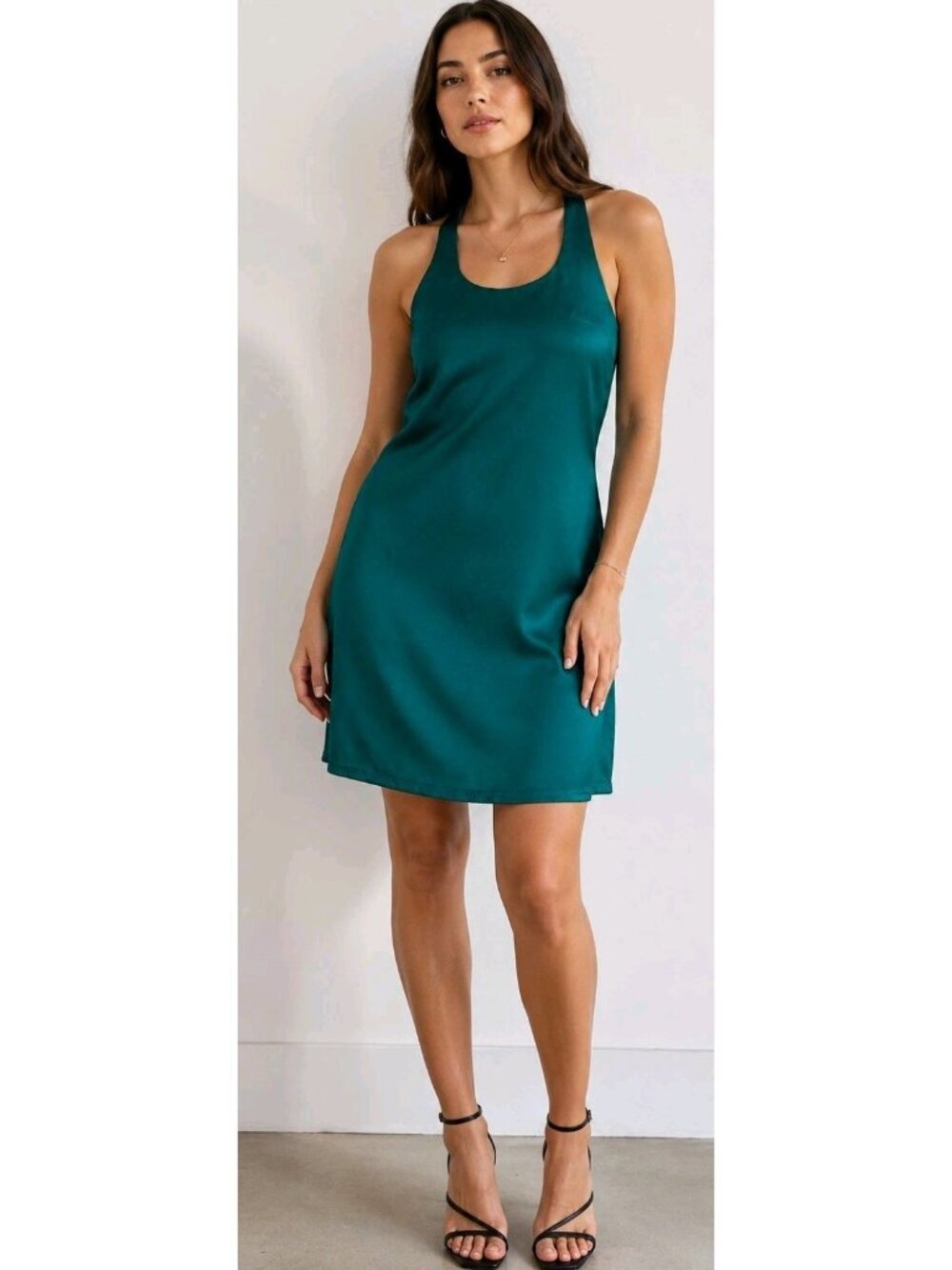 J. Crew Green Cross Back Shift Dress Size 00